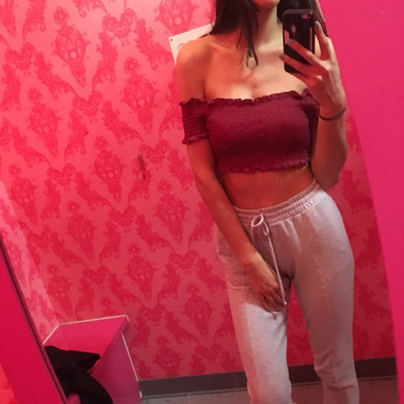 Off the Shoulder Smocked Top - Picture 2 of 4